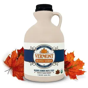 Dark Organic Vermont Maple Syrup - Jug