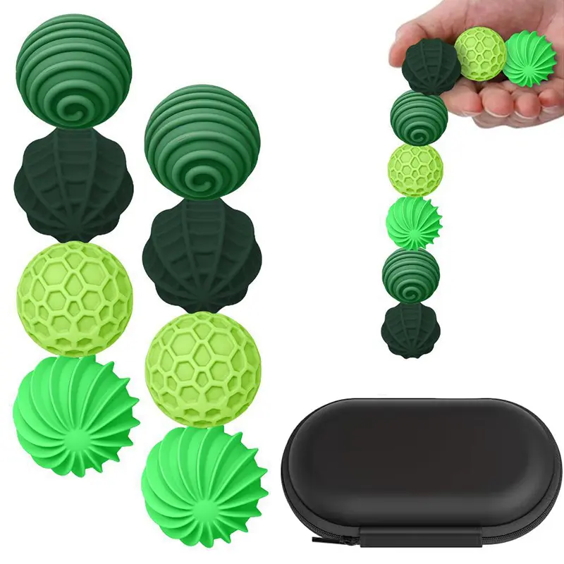 Adult magnetic stress ball, silicone magnetic ball, fidget roller sensory magnetic ball for restlessness, gift set for adults and teens, office decoration