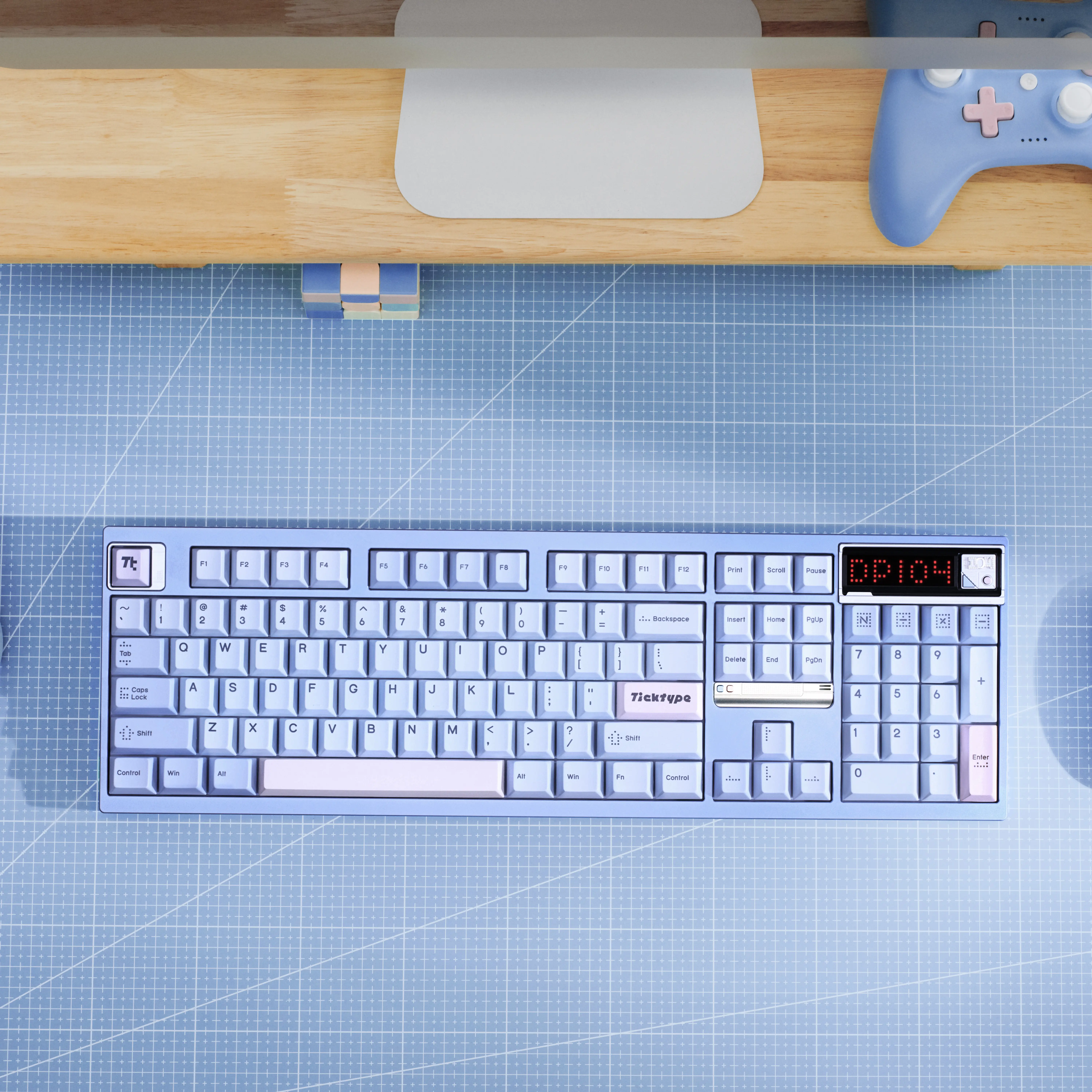 DP 104 Wireless Tri-mode Switch Mechanical Keyboard DP 104 Wireless Tri-mode Switch Mechanical Keyboard