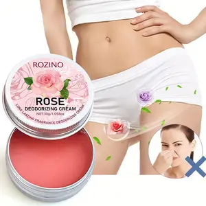 Rose Fragrance Deodorizing Cream, Odor Control, Long Lasting Fragrance Cream, Body Care Product for Women & Men, Underarm Product, Daily Skincare Product, Cosmetic