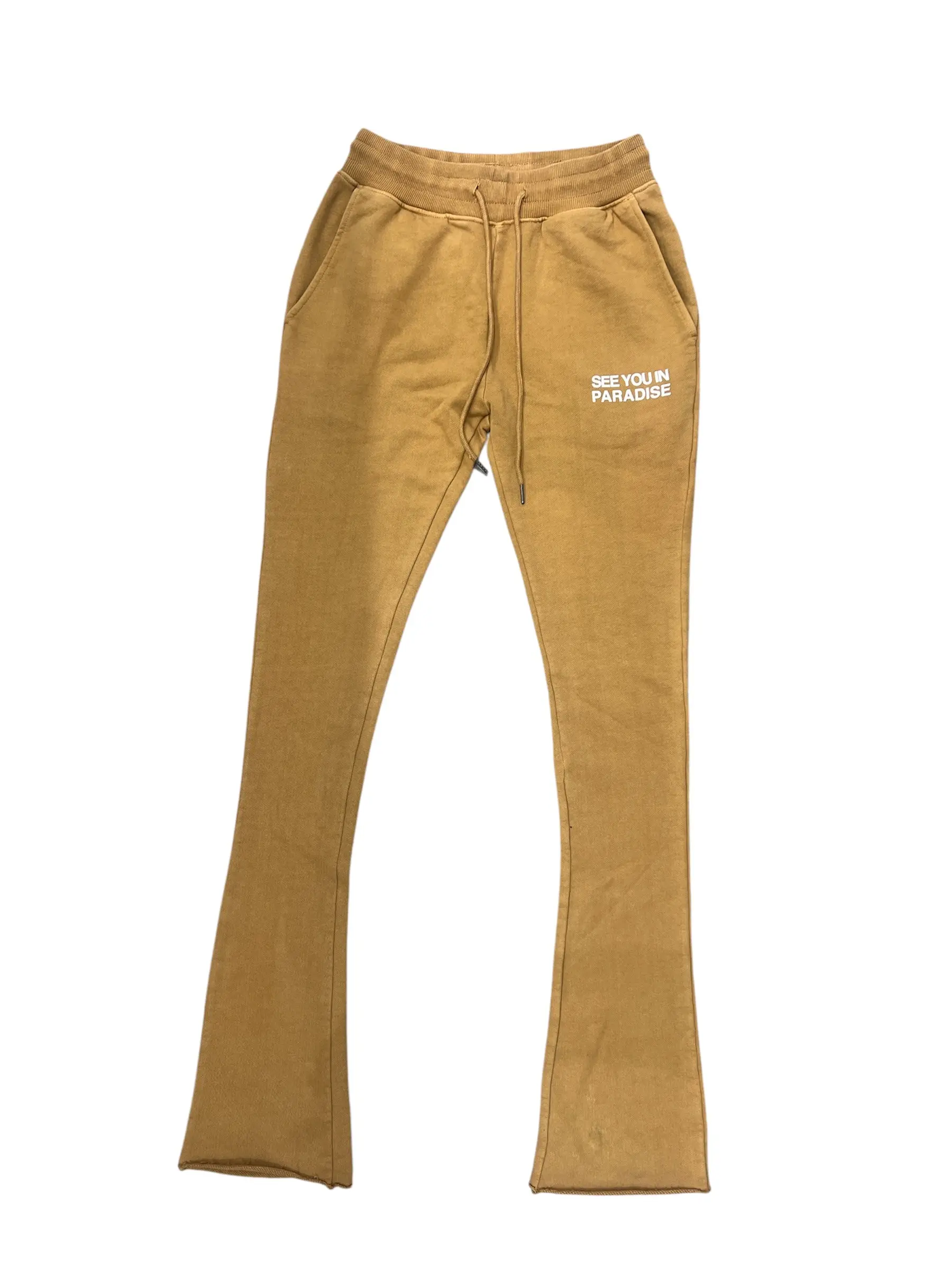 See You In Paradise Stacked Jogger - Mocha Wash