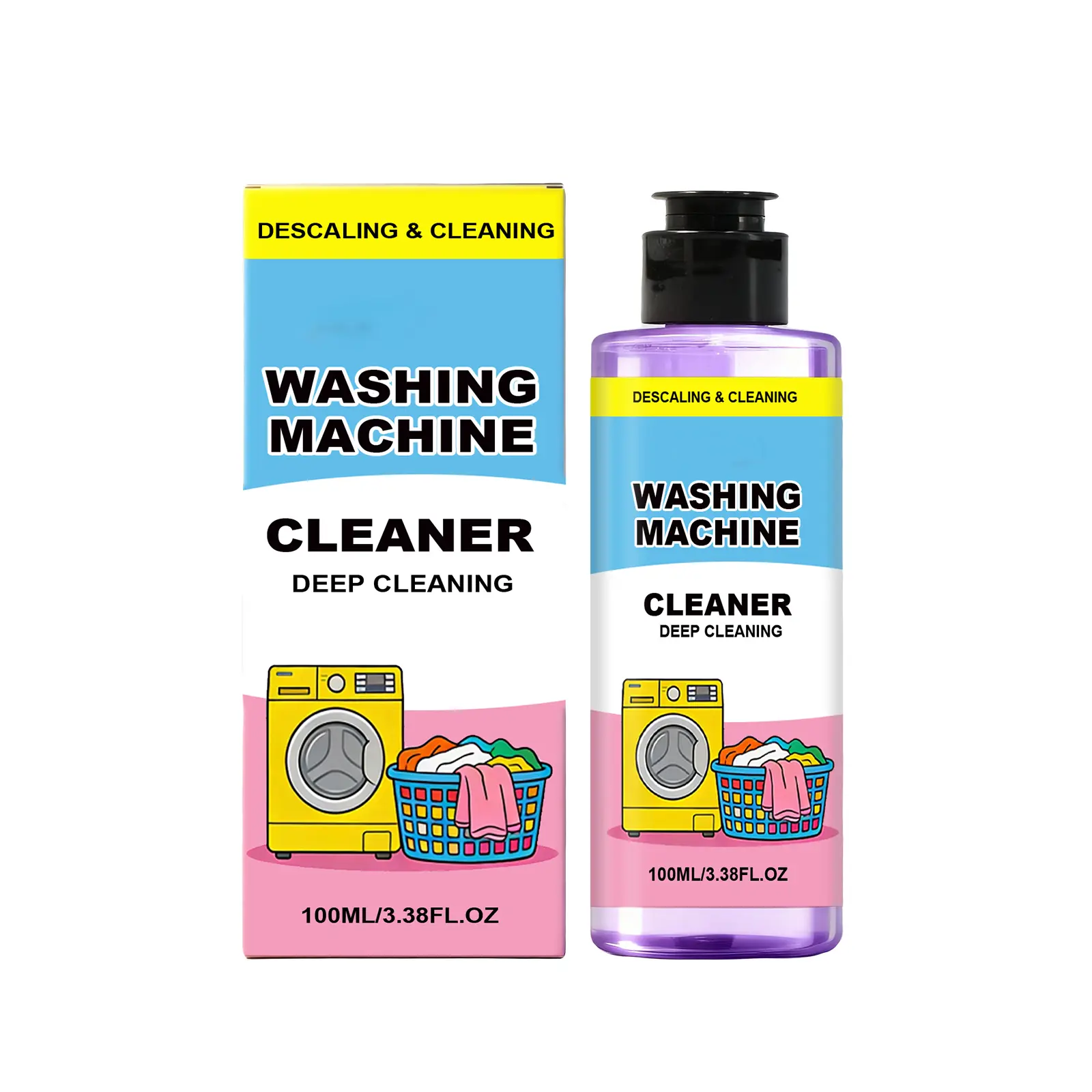 Washer Tub Cleaner, Household Washing Machine Deep Cleaner - Removes Limescale, Stains & Bad Odors, Fresh Scent, TikTok Trending Daily Home Laundry Care Tool