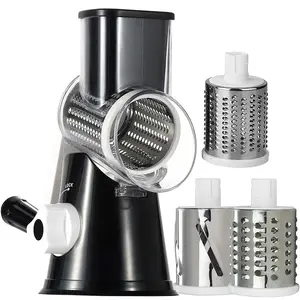 Kitchen Multi-Functional Rolling Cutter, Hand-Cranked Vegetable Slicer, Potato Slicer, Cheese Grater, Home Use Food Prep Tool