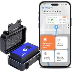 Magnetic GPS Vehicle Tracker – 4G Real-Time Tracking Device for Cars, Trucks & Assets, Discreet & Waterproof Design