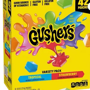 Gushers Strawberry & Tropical Variety Pack Snacks, 0.8 oz., 42 pk.