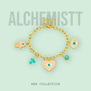 18K Gold Plated Bracelet | Dainty Gold Bracelet for Women | Waterproof Tarnish-Free Hypoallergenic Jewelry | Gift for Her