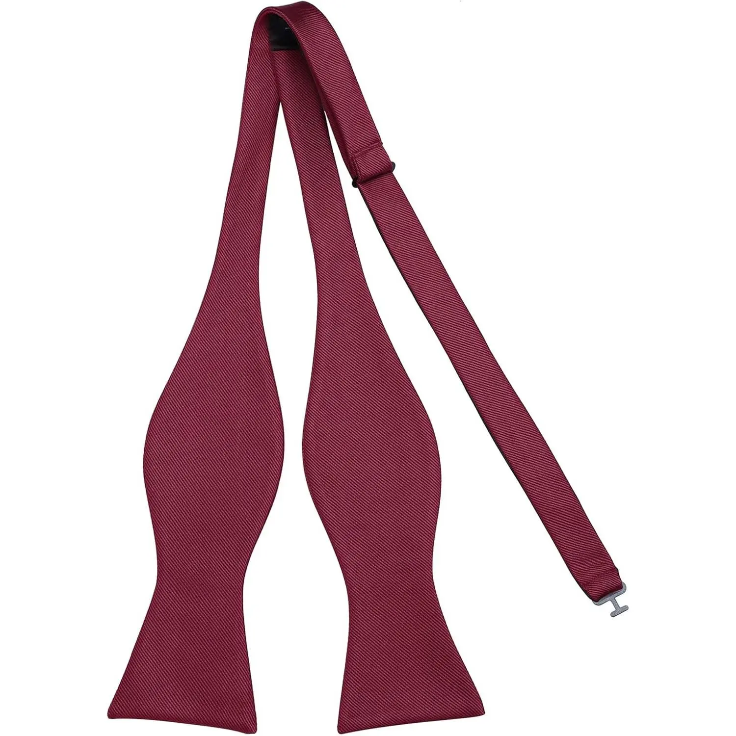 Mens Solid Bowtie Woven Self Tie Bow Ties Tuxedo & Wedding Bowties