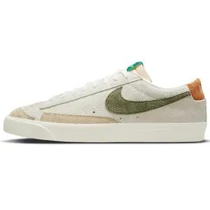 Nike Blazer Low Top Sneakers for Men and Women in Beige Green with Snug Fit Verifiable, with credentials and supporting global authentication