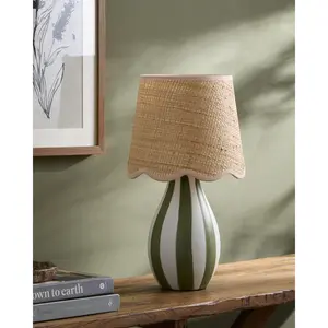 Melbu Scalloped Accent Table Lamp