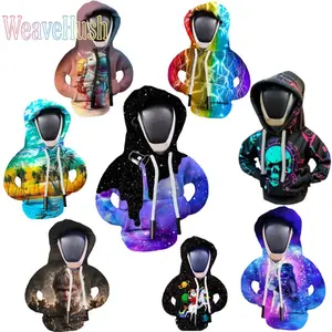 Creative Hoodie Style Car Gear Shift Knob Cover, Sweatproof Sweater Design Gear Lever Protector, Fashion Automotive Interior Decoration Accessories, Anti-Slip Hand Sweat Protection Shift Gear Clothes for Universal Vehicle Interior Decor
