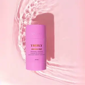Unicorn Fruit Brightening and Smoothing Deodorant – Aluminum-Free, Fights Odor-Causing Bacteria with Papaya Enzymes & Mango Butter – Helps Fade Dark Underarm Discoloration – Removes Impurities & Dead Skin – Sweet Cotton Candy Scent