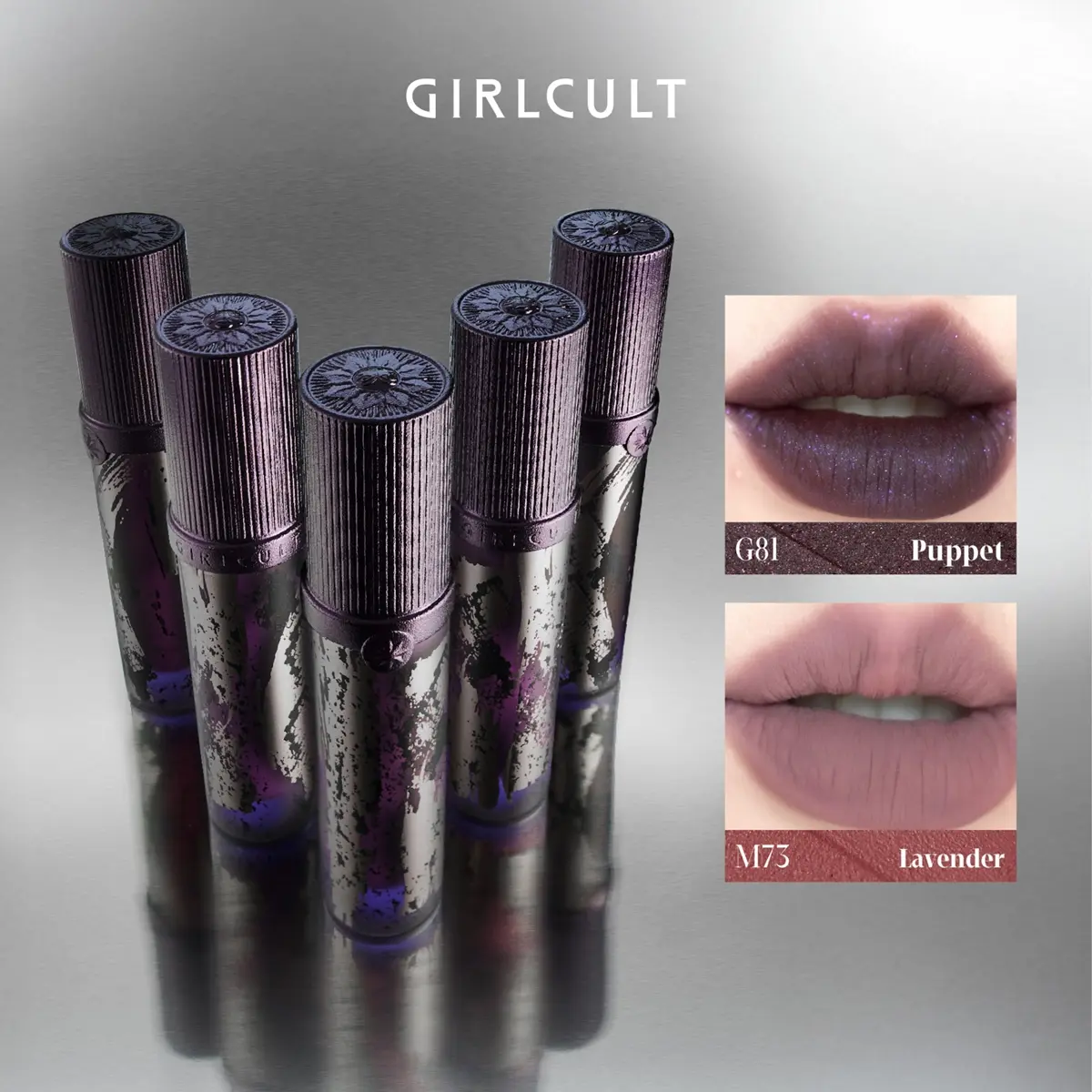 GIRLCULT Moisturizing Hydrating Matte Lipstick, Long Lasting Easy Coloring Smooth Lip Sticks, Suitable for All Occasions Lip Makeup, Girls & Women Makeup Accessories, Moisture, Hydrating Lip Stain