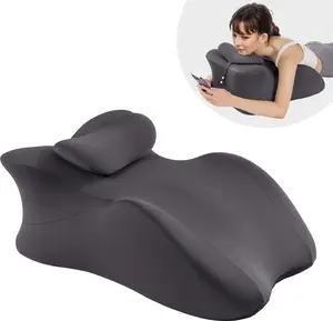 Sonoro Kate Ergonomic  Foam Prone Pillow  Posture Support for Sitting, Reading , Sleeping, Relieves Back,Neck,Leg Discomfort, Anti Snoring Design with Removable Washable Cover Lumbar Cushion Office High-End Foam Multifunctional Pillow