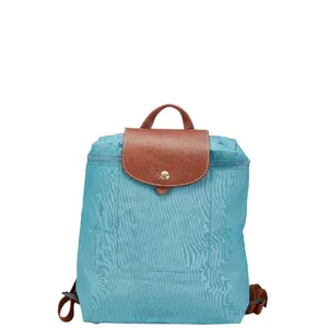 Pre-owned Longchamp Nylon Tote Bags Le Pliage Leather Backpack