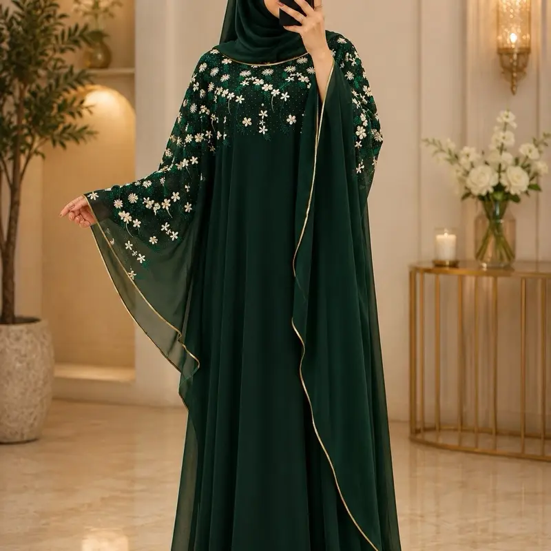 #14 Dubai Luxury Butterfly-Style Modest Fashion Wear