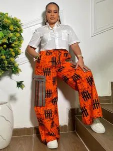 AFROFLEX CARGO PANT ( ORANGE)