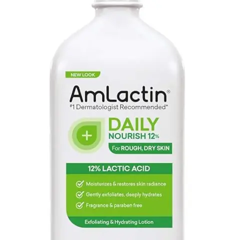 AmLactin Daily Moisturizing Lotion - Body Care for Rough, Dry, Combination Skin - Moisturize, Hydrating Formula, 20 oz Single Item