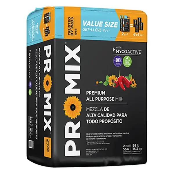 212 MAIN Ultimate All-Purpose Garden Soil Pro Mix (Premier Horticulture 199900) - 2 cu ft Plant Rooting Mixture with Premium Fertilizer, Peat Moss for Enhanced Root Growth