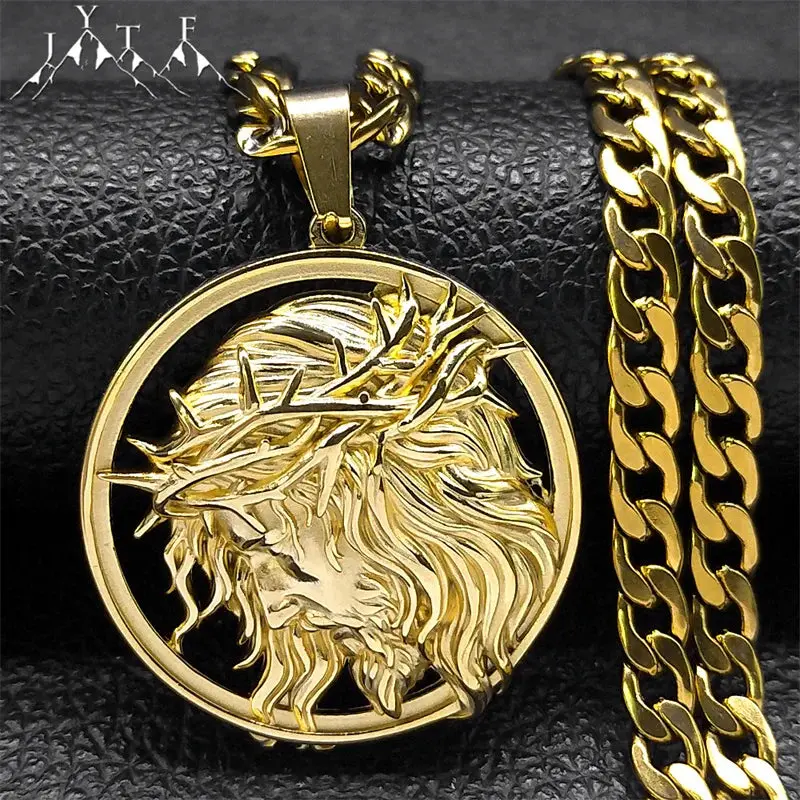 Divine Grace Jesus Pendant Necklace