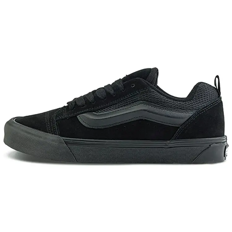 Vans Knu-Skool 'Triple Black' Classic Sports Shoes, Men's/Women's Footwear, Casual Sneaker Shoe, Sneakers, Men's Shoes