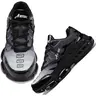 ARISIC Men's and Women's Steel-Toe Safety Lace-Up Sneakers - Lightweight, Closed Round Toe Wedge Work Shoes, Puncture-Resistant Sole, Heavy-Duty, Hazard-Ready, All-Season Men's Shoes,outdoorfun
