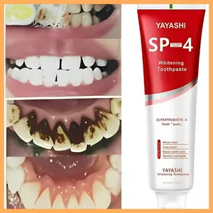 SP-4 Whiten Toothpaste - Advanced Oral Care with Probiotics - Long-lasting Fresh Breath and Enamel Protection - Oral Toothpaste, fluoride free,Brightening