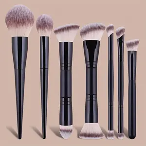 7-Piece Multifunctional Face Makeup Brush Set, Includes Foundation, Powder, Blush, Concealer, Contour, Eyeshadow, Detailing Brushes, Makeup Brush Kit