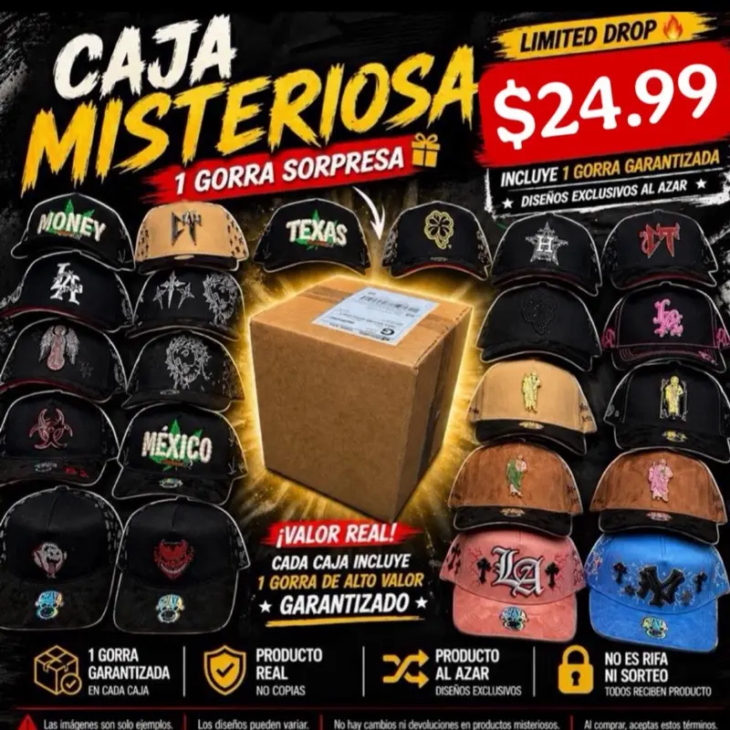 Gorra Chava Hats – Modelo Sorpresa (1 pieza) $24.99