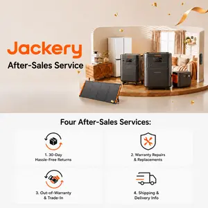 Shop worry-free with Jackery! 30-day easy returns, solid warranty support, quick delivery & up to 5 years of covera Keep your Explorer 240/300/500 safe with this sleek black Jackery carrying case!ge./5
