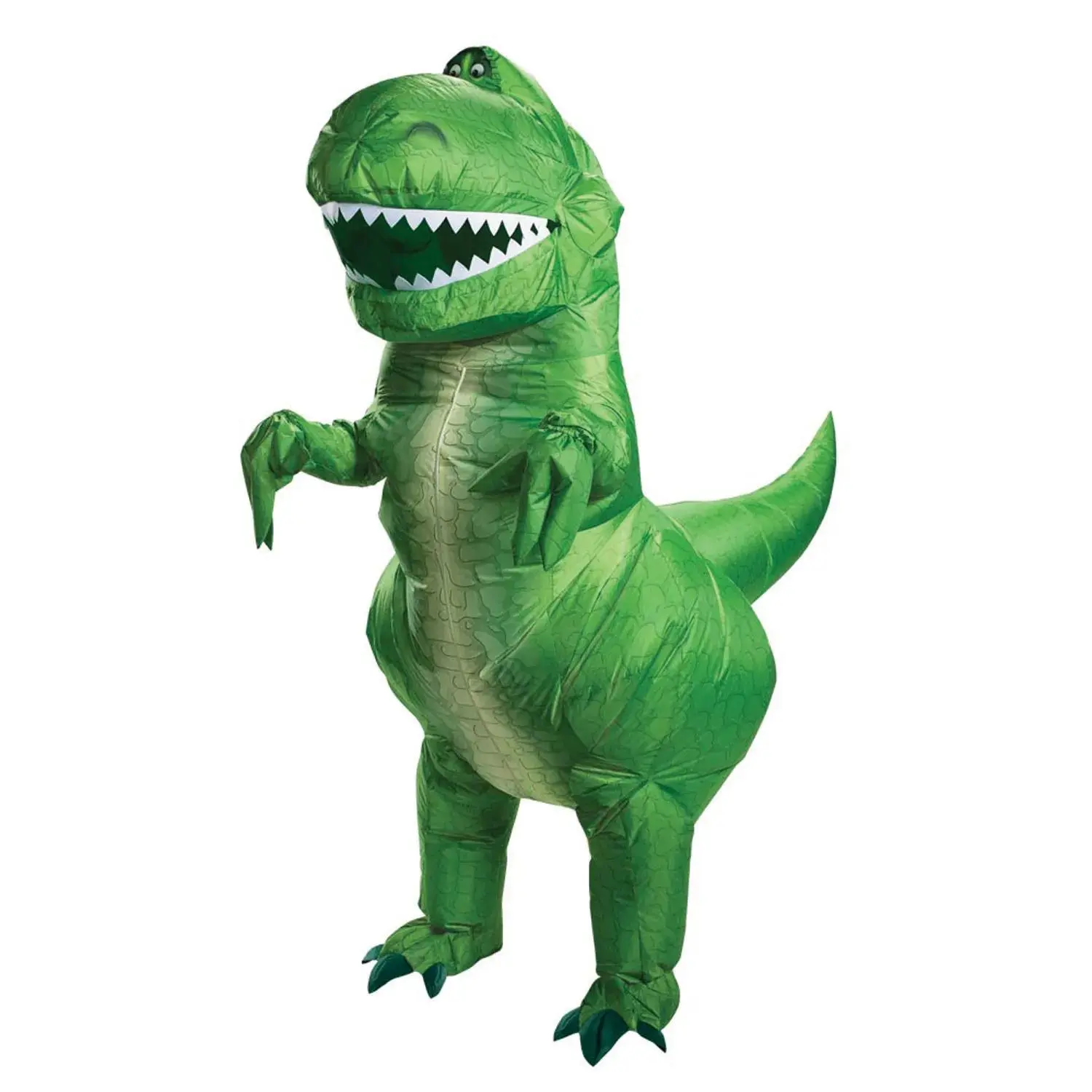 Men's Toy Story 4 Inflatable Rex Costume, Dinosaur, Jumpsuit