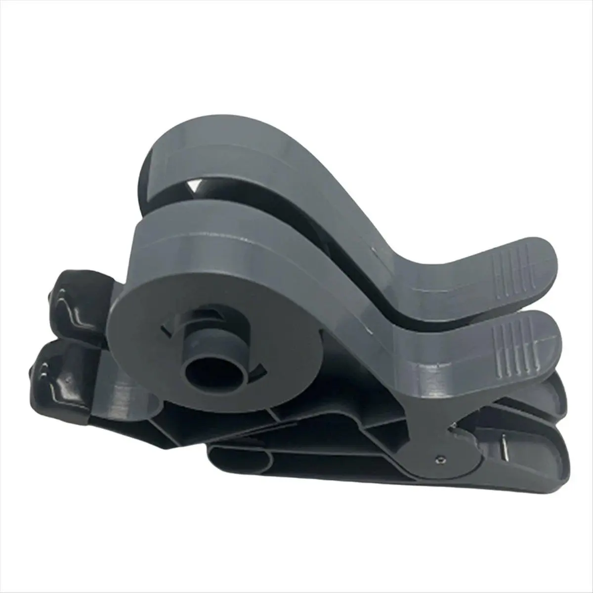 2Pcs Smooth Plastic Clamp-On Single-Hand Paper Roll Holder Tape Dispenser, Tabletop Wrapping Tools for Car Exterior Decoration, Modern