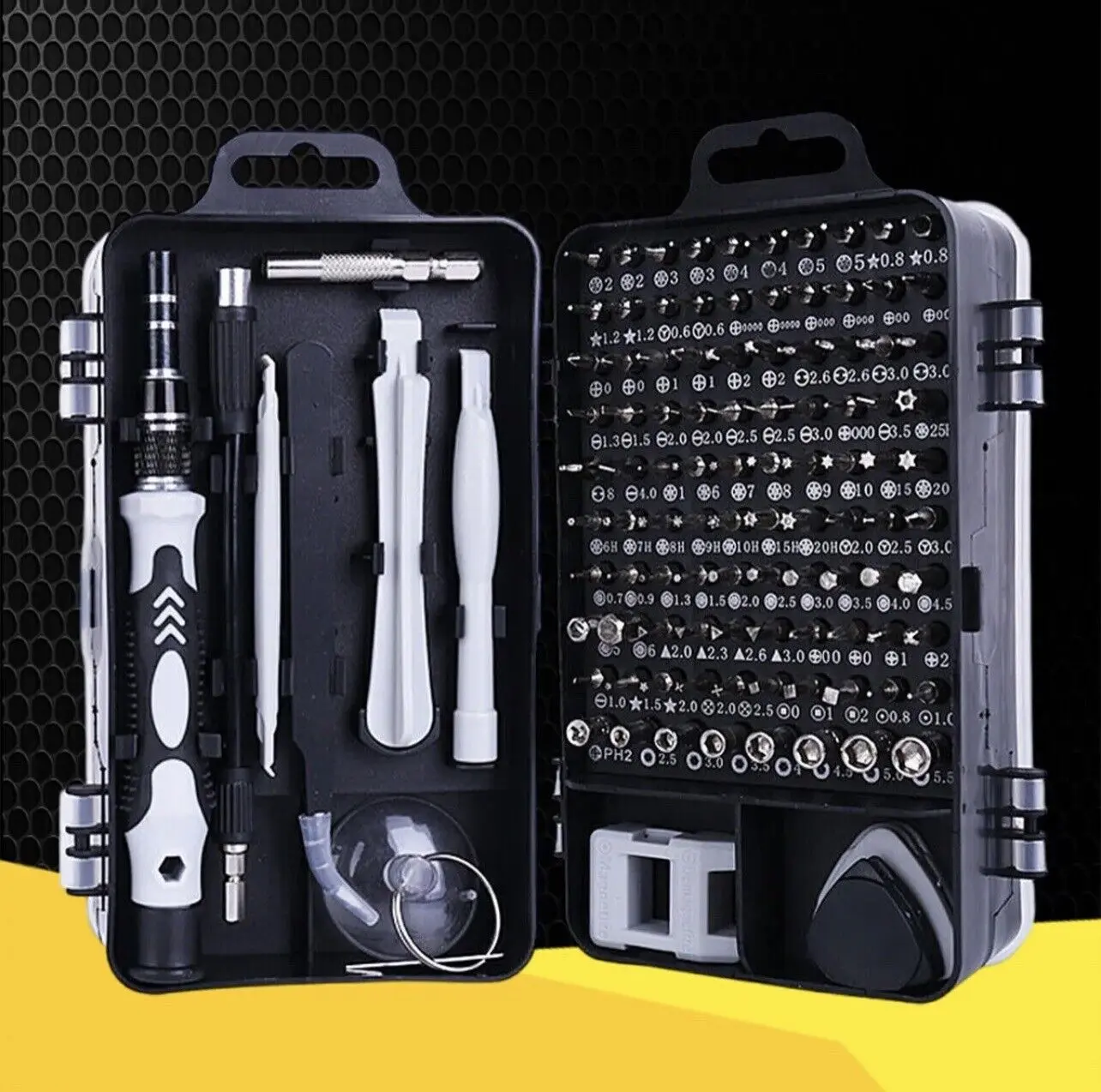 Precision Magnetic Screwdriver Set 117PC Electronics Tool Kit for ...