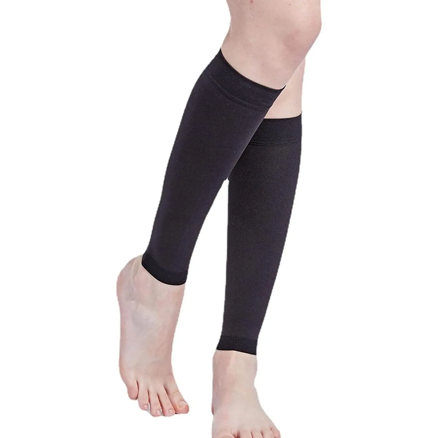 Maternity Compression Socks, Knee-High Open-Toe Calf Sleeves with 15-20mmHg Support for Pregnancy Swelling, Healthcare, Stretch