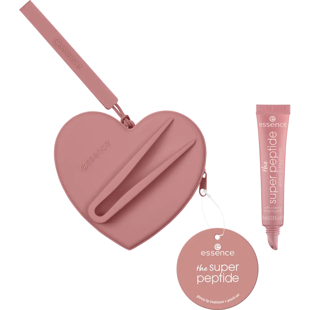 the super peptide glossy lip treatment + pouch set