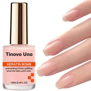 Tinovo Uno Nail Strengthener, Nail Solution, Keratin Booster for Healthy Nails, Fast Drying, Long-Lasting Shine Protection, Liquid Formula, Nail Growth Oil, Nail Nutrient Oil, Nail Strengthening Serum, Nail Care