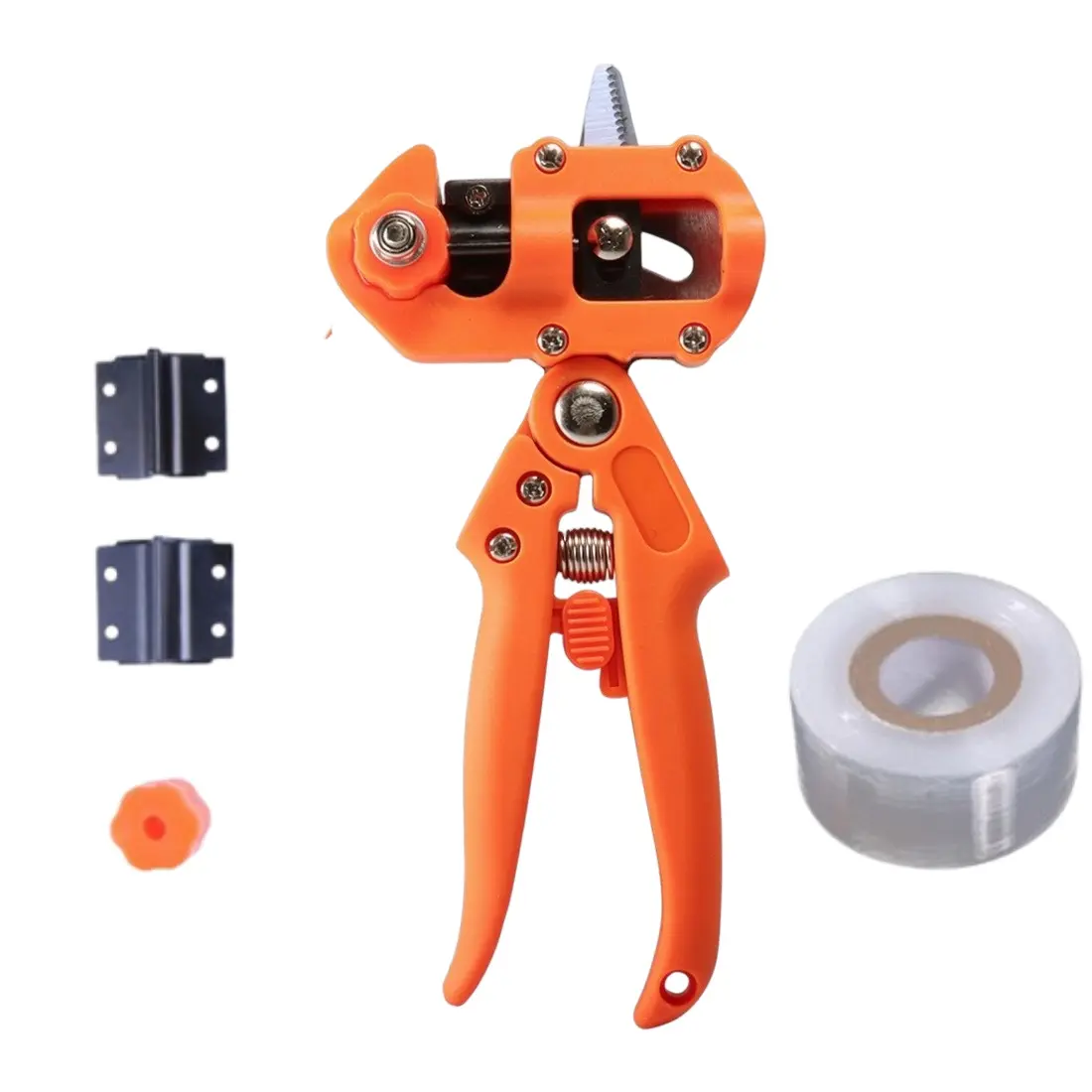 One tool, endless transplanting! This multi-functional grafting knife makes V-cuts, Omega-cuts, and U-cuts in seconds. Perfect for fruit trees, seedlings, and garden pruning. A must-have for every gardener!