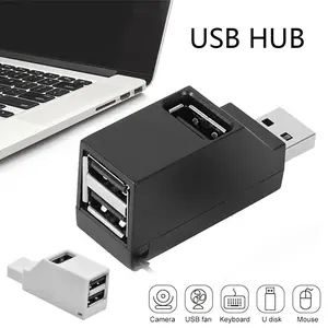 3 Port USB Hub Mini USB 2.0 High Speed Hub Splitter for PC Computer Laptop Desktop