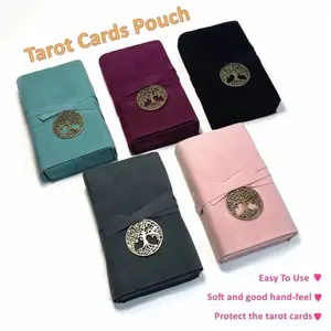 Soft Velvet Tarot Card Pouch - Protective Divination Storage Bag, Easy to Use, Soft and Good Hand-Feel, Organiser