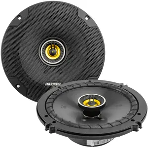 Kicker CSC654 46CSC654 600W Peak, 200W RMS 6.5” CS Series 2-way 4-ohm Coaxial Car Speakers