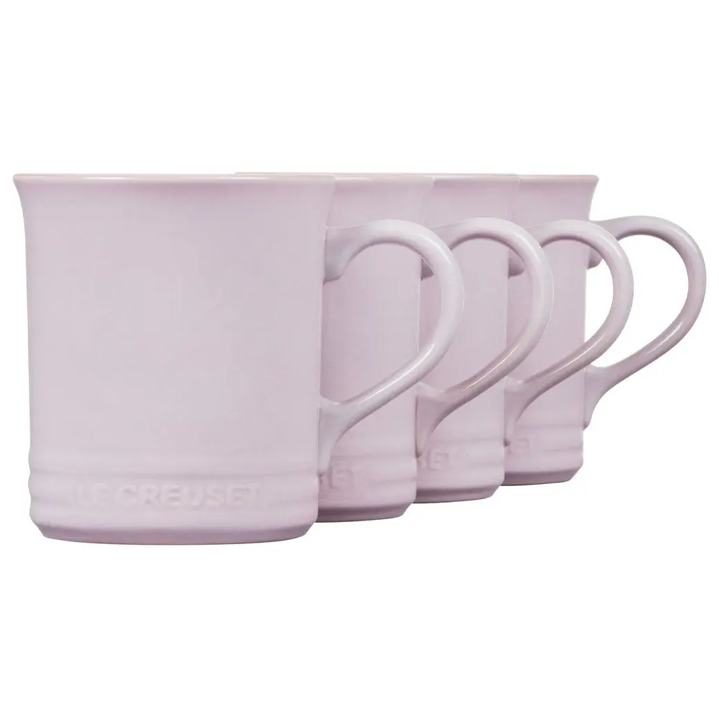 Le Creuset Stoneware Vancouver Mug, Set of 4 (14 oz.) Mugs