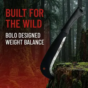 Professional hedge/undergrowth trimming tool featuring a manganese steel hook-shaped blade, an ergonomic handle, heavy-duty design suitable for gardening, forestry, and camping, compliant with Occupational Safety and Health Administration standards, high