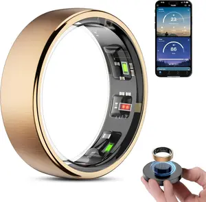 【Clearance 】2026 Health Smart Ring for Women & Men with Stress Cycle Sleep Steps Fitness Wellness Tracking, HR,SpO2,Body Temperature & Menstrual Monitor,Wireless Fast Charging, Fully Sealed Waterproof, Swim-Ready, No Subscription Fee outdoorfun