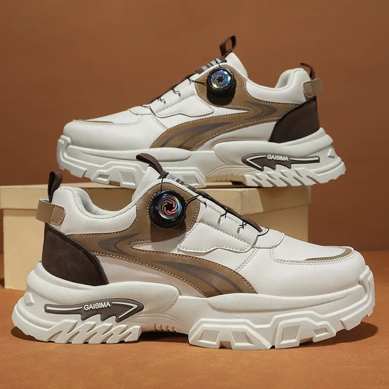 Men's Casual Trainers Lightweight Breathable Skate Shoes Comfortable Walking Sneakers All Seasons Fashion Sports Footwear