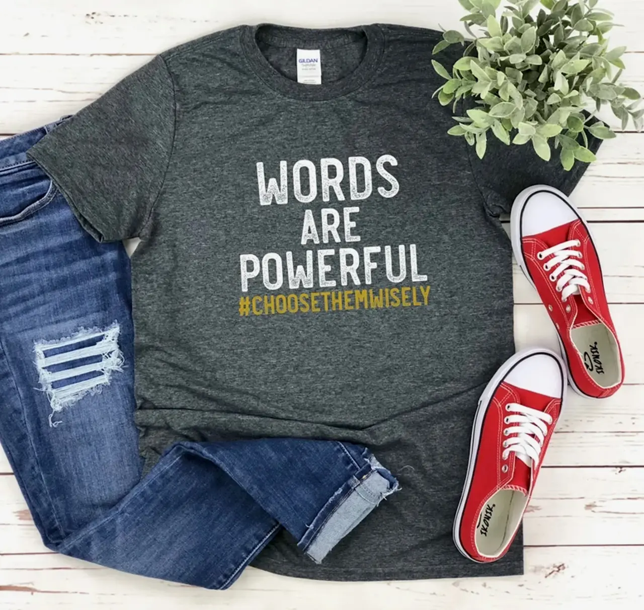 Words are Powerful T-SHIRT, Positive shirt, kindness gifts.