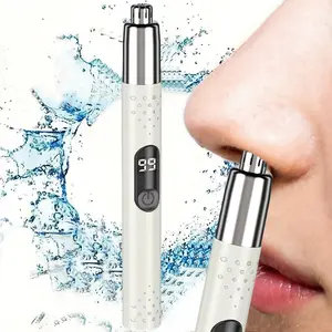 Portable Electric Nose Hair Trimmer, USB Rechargeable, Pain-Free, Suitable for Men & Women, Ideal for Nasal, Eyebrow, Ear Hair Removal