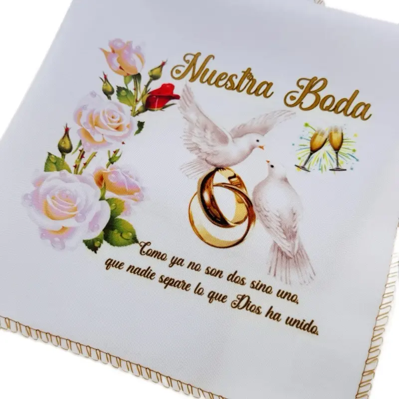 12pcs Multipack 100% Polyester 10x10 Inches Traditional Rectangular Printed Cloth Napkins Bulk - Absorbent Kitchenware for Wedding Decorations