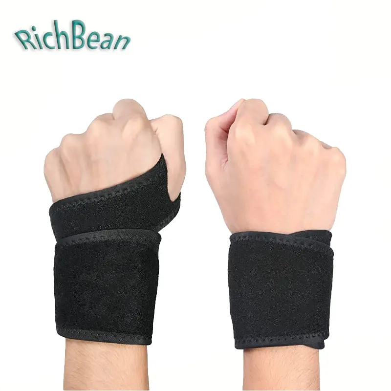 1/2PCS Wrist Support Brace, Adjustable Compression Wristband for Men & Women, Breathable Sports Wrist Wrap for outdoor，Weight Lifting, Gym Workout, Fitness, Basketball, Tennis, Typing, Daily Work, Pain Relief & Hand Support