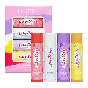 Color-Changing Lip Gloss And Lip Balm, Long-Lasting Moisturizing Lip Treatment, All-Natural Set (4 Flavors), Hydrates And Repairs Dry Lips, Natural Makeup Effect, Suitable For All Skin Types, Portable, Outdoor Travel, Holiday Gift
