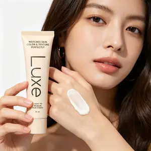 Luxe Color Changing Foundation for Women – Instantly Adapts to Your Skin Tone – Buildable Light-to-Medium, Medium Dark-to-Dark, Coverage – 12-Hour Wear – Natural Dewy Finish