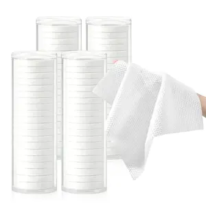 Compressed Towels 80 PCS – Disposable Travel Face Towels, Soft Cotton Portable Wash Cloths for Camping, Home & Travel